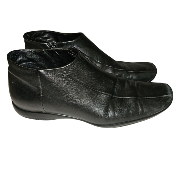 PRADA Men's Leather Slip On Loafers Zip Up Comfort Ankle High Dress Shoe 39 - Picture 4 of 11